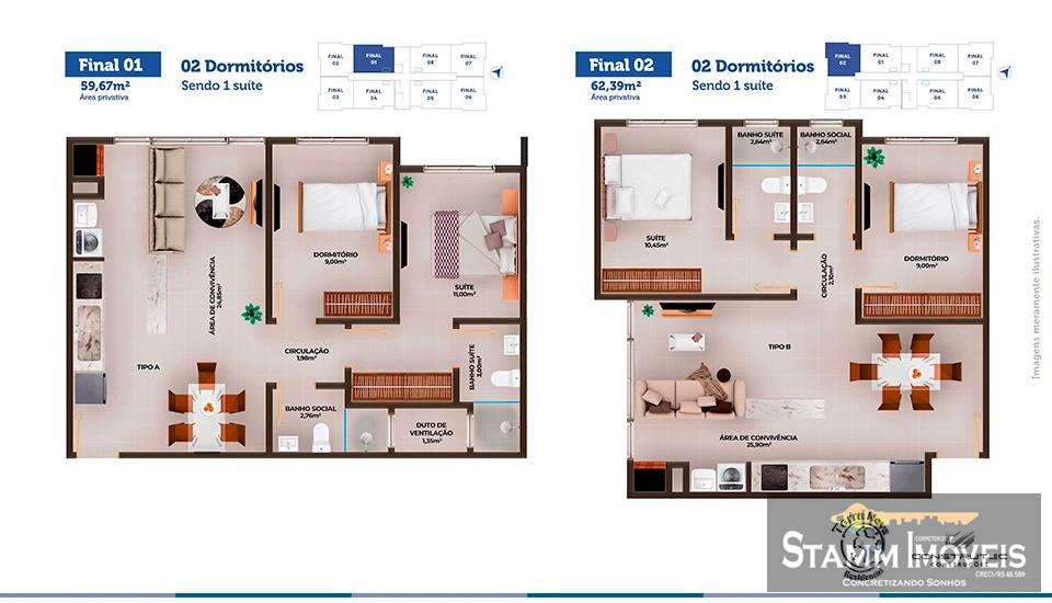 Apartamento, 2 quartos, 62 m² - Foto 14