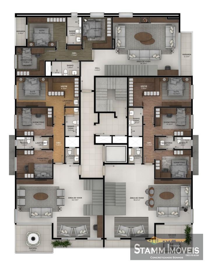 Apartamento, 3 quartos - Foto 2